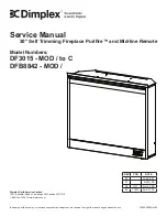 Dimplex DFB8842 Service Manual preview