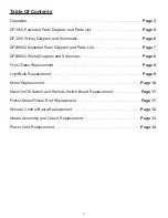 Preview for 2 page of Dimplex DFB8842 Service Manual