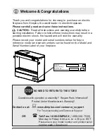 Preview for 3 page of Dimplex DFG253A Owner'S Manual