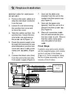 Preview for 9 page of Dimplex DFG3033 Owner'S Manual