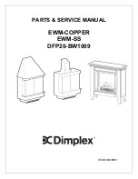 Preview for 1 page of Dimplex DFP20-BW1009 Parts & Service Manual