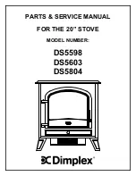 Preview for 1 page of Dimplex DS5603 Parts & Service Manual