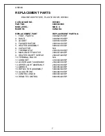 Preview for 9 page of Dimplex DS5603 Parts & Service Manual