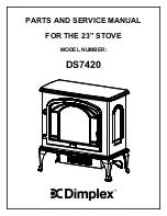 Preview for 1 page of Dimplex DS7420 Parts And Service Manual