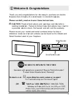 Preview for 3 page of Dimplex DWF-1326 Owner'S Manual