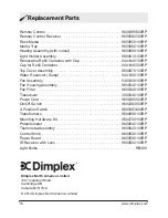 Preview for 18 page of Dimplex DWOP20R Owner'S Manual