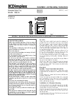 Preview for 2 page of Dimplex Elda Fire ELD20 Installation And Operating Instructions