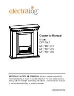 Dimplex ELECTRALOG CFP3913 Owner'S Manual preview