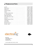 Preview for 13 page of Dimplex ELECTRALOG CFP3913 Owner'S Manual