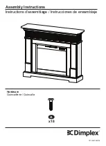 Preview for 1 page of Dimplex GDS28L8-1802W Assembly Instructions