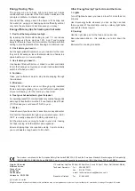 Preview for 4 page of Dimplex GFP050 Installation And Operating Instructions