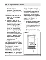 Preview for 8 page of Dimplex IN-STUD V1525BT Owner'S Manual