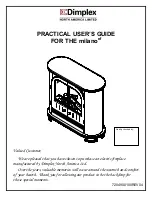 Dimplex milano-ef User Manual preview