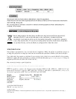 Preview for 4 page of Dimplex Mont Blanc DXMBCF Assembly And Operating Instructions