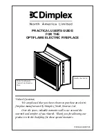 Preview for 1 page of Dimplex Optiflame Electric Fireplace User Manual