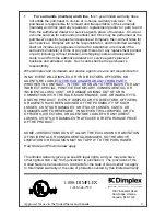 Preview for 12 page of Dimplex Optiflame Electric Fireplace User Manual