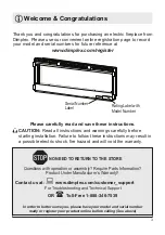 Preview for 3 page of Dimplex Prism BLF5051 Owner'S Manual