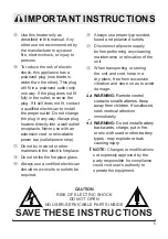 Preview for 5 page of Dimplex Prism BLF5051 Owner'S Manual