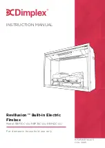 Preview for 1 page of Dimplex Revillusion RBF30C-AU Instruction Manual