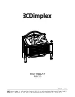 Preview for 1 page of Dimplex ROTHESAY RSY20 User Manual