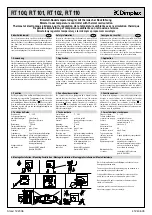 Dimplex RT 100 Manual preview