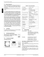 Preview for 4 page of Dimplex RTV 101EO Installation And Operating Instructions Manual