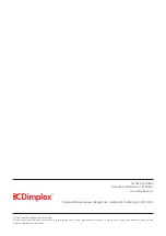 Preview for 8 page of Dimplex STOCKBRIDGE SKG20BL Operating Instructions Manual