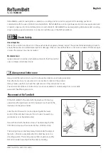 Preview for 3 page of Direct Healthcare Group SystemRoMedic ReTurnBelt Instructions For Use Manual