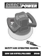 Direct power BP245 Safety And Operating Manual preview