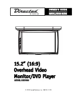 Directed Video OHD1500 Owner'S Installation Manual preview