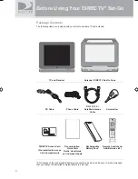 Preview for 7 page of DirecTV DirecTV SAT GO Owner'S Manual