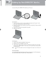 Preview for 20 page of DirecTV DirecTV SAT GO Owner'S Manual