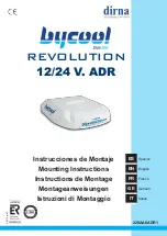 Dirna bycool blue line REVOLUTION 12 V. ADR Mounting Instructions preview