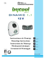 Preview for 1 page of Dirna bycool Dinamic 1.1 Mounting Instructions