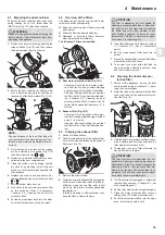 Preview for 15 page of Dirt Devil Infinity VT9 Operating Manual