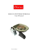 Discus Potters Wheels User Manual preview