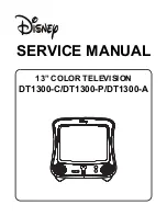 Disney DT1300-A Service Manual preview