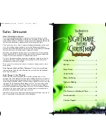 Disney The Nightmare Before Christmas: Oogie's Revenge User Manual preview