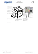 Preview for 13 page of disperator 500A-GTS-E65 EXCELLENT SERIES User Manual