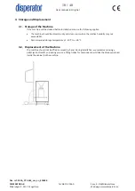 Preview for 18 page of disperator 500A-GTS-E65 EXCELLENT SERIES User Manual