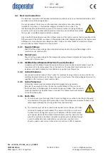 Preview for 23 page of disperator 500A-GTS-E65 EXCELLENT SERIES User Manual