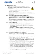 Preview for 25 page of disperator 500A-GTS-E65 EXCELLENT SERIES User Manual