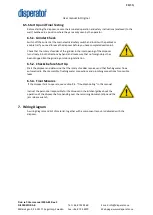 Preview for 20 page of disperator EXCELLENT 500A-BS Series User Manual