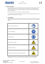 Preview for 6 page of disperator EXCELLENT 550A-GKF Series User Manual