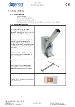 Preview for 11 page of disperator EXCELLENT 550A-GKF Series User Manual