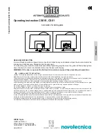 Preview for 10 page of DITEC CS 61 Installation And Maintenance Manual