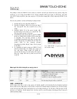 Preview for 38 page of Divus TZ07-B?TZ07-W Technical Manual