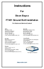 Dixon Bayco FloTech FT451 Installation Instructions preview