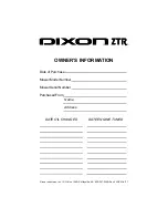 Preview for 55 page of Dixon 12881-106 Safety Instructions & Operator'S Manual