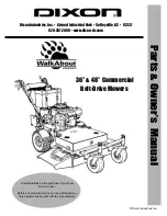 Preview for 1 page of Dixon 36 & 48 Parts & Owner'S Manual